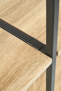 Halmar Szafki I Regały*REG19 regał dąb sonoma / czarny (1p=1szt)1 sztuka