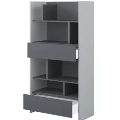 Lenart Tapczany|Nadstawki Do Półkotapczanu*REGAŁ BC-28 DO PÓŁKOTAPCZANU GRAFITOWY / SZARY 92x178 BED CONCEPT