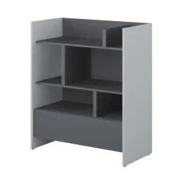Lenart Tapczany|Nadstawki Do Półkotapczanu*REGAŁ BC-25 DO PÓŁKOTAPCZANU GRAFITOWY / SZARY 92x108 BED CONCEPT