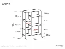 Signal Komody*Regał Costa B