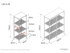 Signal Komody*Regał Lex A