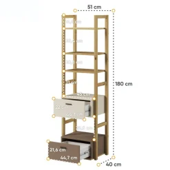 Dzieci Lenart Szafki I Regały Do Pokoju Młodzieżowego|Szafki I Regały Do Pokoju Dziecięcego*Regał młodzieżowy z szufladami Lenny LY-03