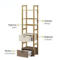 Dzieci Lenart Szafki I Regały Do Pokoju Młodzieżowego|Szafki I Regały Do Pokoju Dziecięcego*Regał młodzieżowy z szufladami Lenny LY-03