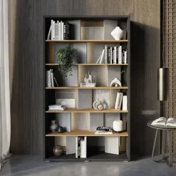 Lenart Szafki I Regały Do Biura|Szafki I Regały Do Pokoju Młodzieżowego*Regał otwarty z oświetleniem LED Fitt FP-01