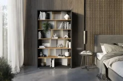 Lenart Szafki I Regały Do Biura|Szafki I Regały Do Pokoju Młodzieżowego*Regał otwarty z oświetleniem LED Fitt FP-01