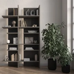 Lenart Szafki I Regały Do Biura|Szafki I Regały Do Pokoju Młodzieżowego*Regał otwarty z oświetleniem LED Fitt FL-01R