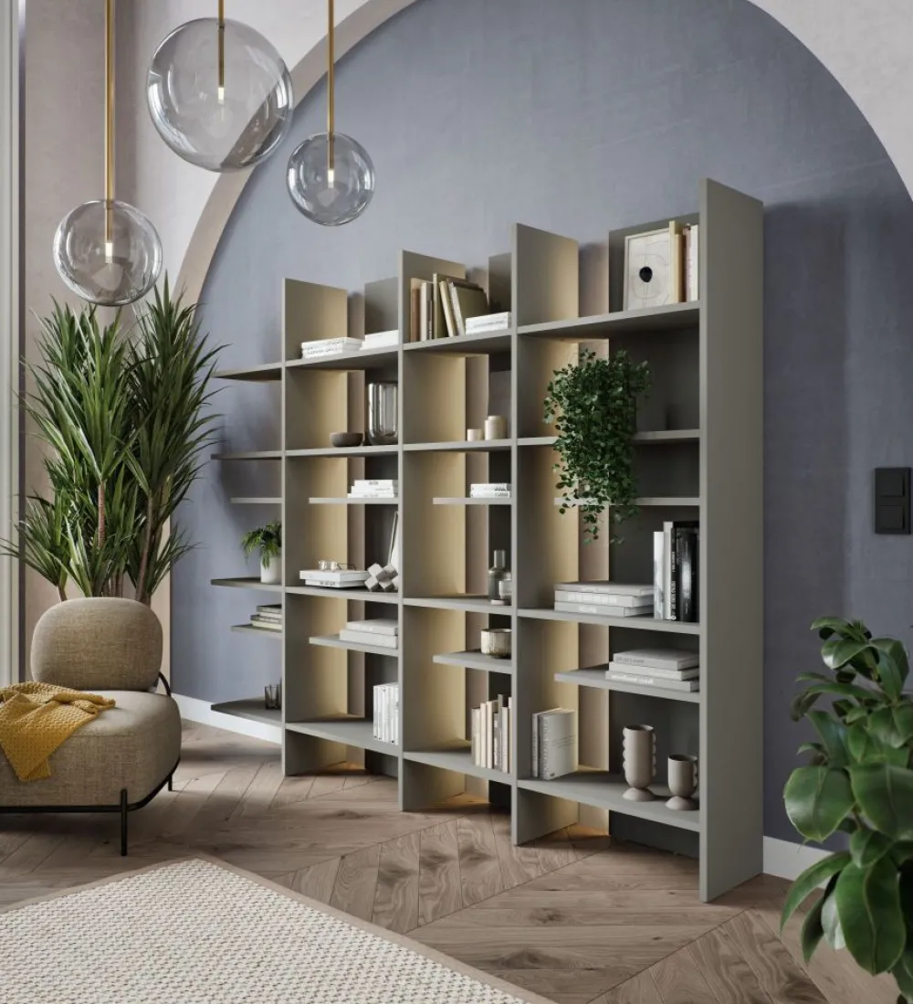 Lenart Szafki I Regały Do Biura|Szafki I Regały Do Pokoju Młodzieżowego*Regał otwarty z oświetleniem LED Fitt FL-01R