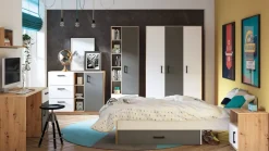 ML Meble Szafki I Regały*Regał z szuflada i półkami FINI 03