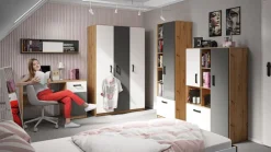 ML Meble Szafki I Regały*Regał z szuflada i półkami FINI 03