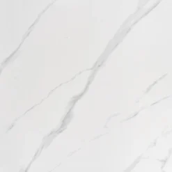 Halmar Stoły*REGINALD stół okrągły blat - biały marmur, nogi - srebrny (2p=1szt)1 sztuka