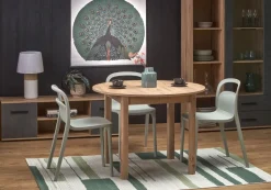 Halmar Stoły*RINGO stół kolor blat dąb craft, nogi - dąb craft (102-142x102x76 cm) (2p=1szt)1 sztuka