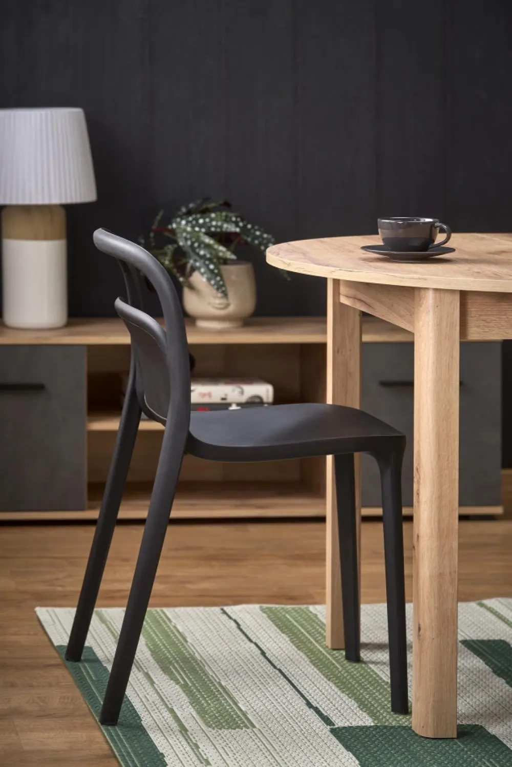 Halmar Stoły*RINGO stół kolor blat dąb craft, nogi - dąb craft (102-142x102x76 cm) (2p=1szt)1 sztuka