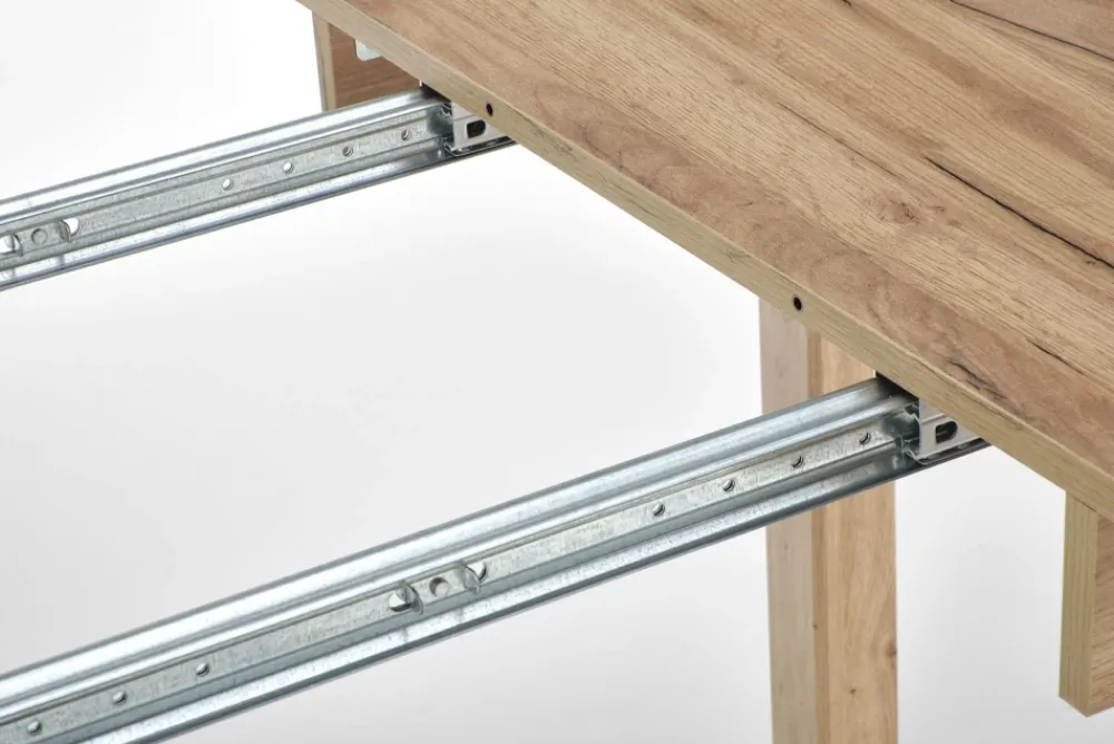 Halmar Stoły*RINGO stół kolor blat dąb craft, nogi - dąb craft (102-142x102x76 cm) (2p=1szt)1 sztuka