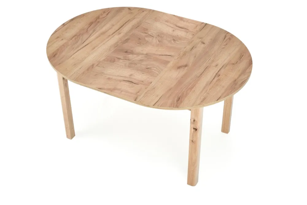 Halmar Stoły*RINGO stół kolor blat dąb craft, nogi - dąb craft (102-142x102x76 cm) (2p=1szt)1 sztuka