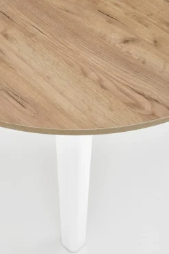 Halmar Stoły*RINGO stół kolor blat dąb craft, nogi - biały (102-142x102x76 cm) (2p=1szt)1 sztuka