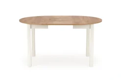 Halmar Stoły*RINGO stół kolor blat dąb craft, nogi - biały (102-142x102x76 cm) (2p=1szt)1 sztuka