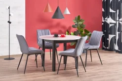 Halmar Stoły*RINGO stół kolor blat kaszmir, nogi - czarny (102-142x102x76 cm) (2p=1szt)1 sztuka