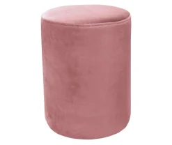 Dzieci Hauss Pufy Do Przedpokoju|Pufy Do Pokoju Młodzieżowego*Różowa pufa okrągła welurowa Roller Magic Velvet 2263