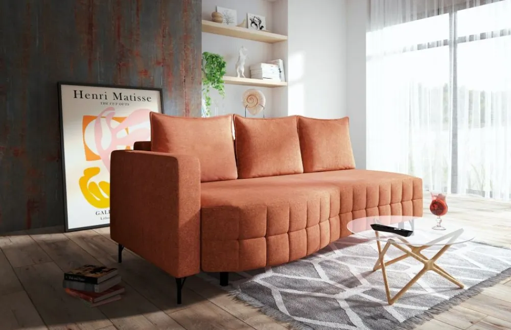 Libro Kanapy I Sofy Do Salonu|Sofy Dwuosobowe*Rozkładana sofa z poduchami Twiggy