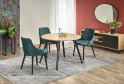 Halmar Stoły*RUBEN stół kolor blat - dąb artisan, nogi - czarny (102-142x102x75 cm) (2p=1szt)1 sztuka