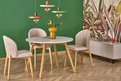 Halmar Stoły*RUBEN stół kolor blat - kaszmir, nogi - naturalny (102-142x102x75 cm) (2p=1szt)1 sztuka