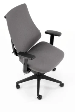 Halmar Fotele*RUBIO fotel gabinetowy popielaty/czarny (1p=1szt)1 sztuka