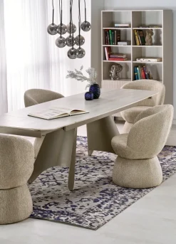 Halmar Stoły*SALIX stół rozkładany, trawertyn / kaszmir (2p=1szt)1 sztuka