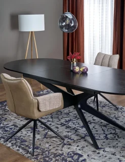 Halmar Stoły*SANDRO stół rozkładany, czarny (2p=1szt)1 sztuka