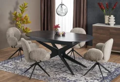 Halmar Stoły*SANDRO stół rozkładany, czarny (2p=1szt)1 sztuka