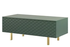 Bogart Stoliki Kawowe I Ławy*SCALIA II ŁAWA 120 2K - labrador / złote nogi