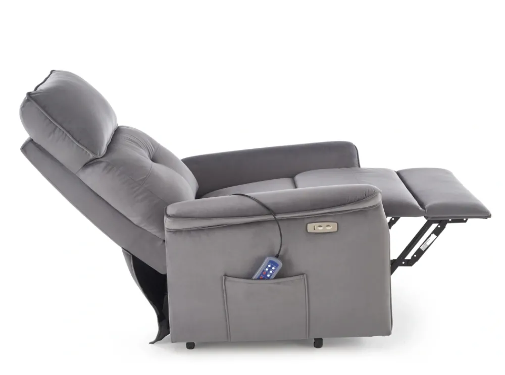 Halmar Fotele*SEMIR 2 fotel wypoczynkowy popielaty (2p=1szt)1 sztuka