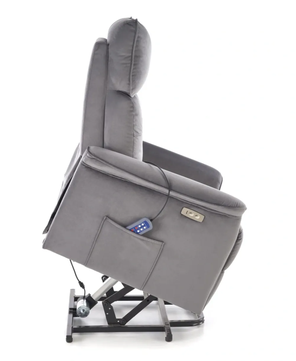 Halmar Fotele*SEMIR 2 fotel wypoczynkowy popielaty (2p=1szt)1 sztuka