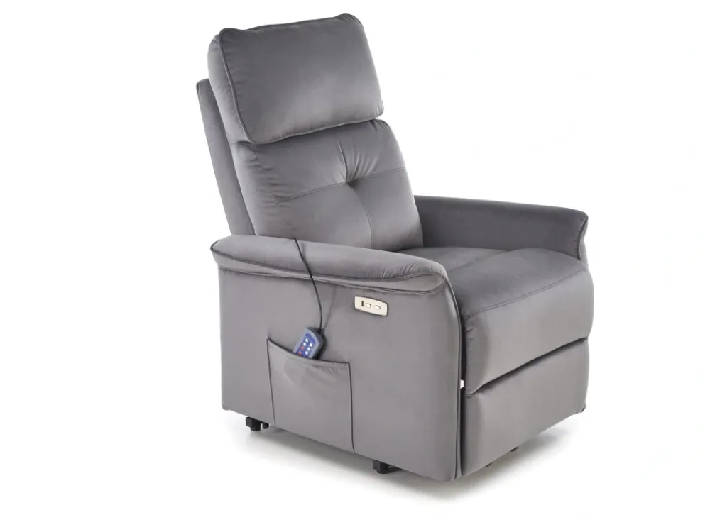 Halmar Fotele*SEMIR 2 fotel wypoczynkowy popielaty (2p=1szt)1 sztuka