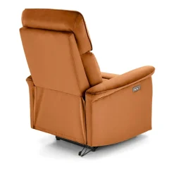 Halmar Fotele*SEMIR fotel z funkcja elektrycznego rozkładania / gniazdo USB, cynamonowy (2p=1szt)1 sztuka