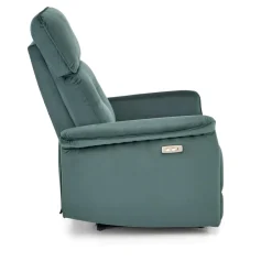 Halmar Fotele*SEMIR fotel z funkcja elektrycznego rozkładania / gniazdo USB, ciemny zielony (2p=1szt)1 sztuka