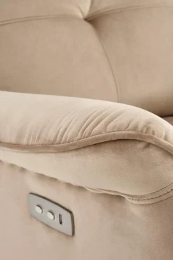 Halmar Fotele*SEMIR fotel z funkcja elektrycznego rozkładania / gniazdo USB, beżowy (2p=1szt)1 sztuka