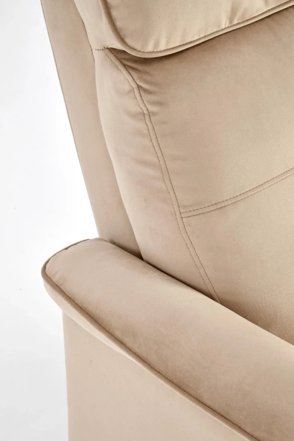 Halmar Fotele*SEMIR fotel z funkcja elektrycznego rozkładania / gniazdo USB, beżowy (2p=1szt)1 sztuka