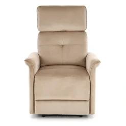 Halmar Fotele*SEMIR fotel z funkcja elektrycznego rozkładania / gniazdo USB, beżowy (2p=1szt)1 sztuka