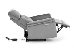 Halmar Fotele*SEMIR fotel z funkcja elektrycznego rozkładania / gniazdo USB, popielaty (2p=1szt)1 sztuka