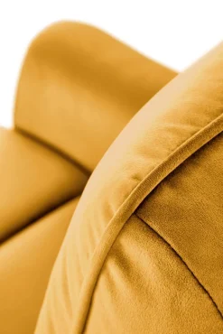 Halmar Fotele*SEMIR fotel z funkcja elektrycznego rozkładania / gniazdo USB, musztardowy (2p=1szt)1 sztuka