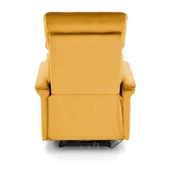 Halmar Fotele*SEMIR fotel z funkcja elektrycznego rozkładania / gniazdo USB, musztardowy (2p=1szt)1 sztuka