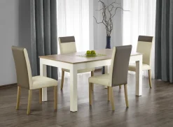 Halmar Stoły*SEWERYN 160/300 cm stół kolor dąb sonoma / biały (160-300x90x76 cm) (3p=1szt)1 sztuka