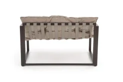 Halmar Meble Ogrodowe*SHARK zestaw ogrodowy ( sofa + fotel 2x + ława ), ciemny brąz / cappuccino (1p=1szt)1 sztuka