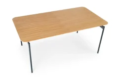 Halmar Stoły*SMART stół dąb naturalny/czarny (1p=1szt)1 sztuka