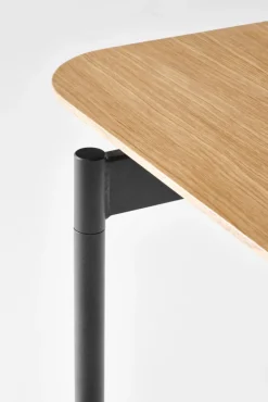 Halmar Stoły*SMART stół dąb naturalny/czarny (1p=1szt)1 sztuka