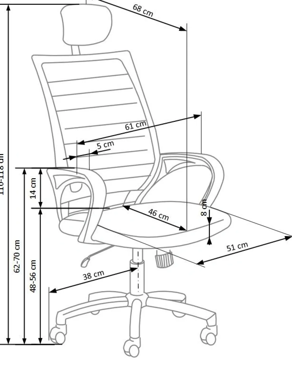 Halmar Fotele*SOCKET fotel pracowniczy biało-czarny1 sztuka