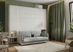 Lenart Tapczany|Sofy Do Półkotapczanu*SOFA BEŻOWA BOUCLE do półkotapczanu BED CONCEPT TKANINA PIU 03