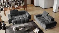 Wersal Kanapy I Sofy Do Salonu|Sofy Z Funkcją Relaks*Sofa do salonu z regulowanymi zagłówkami Plaza 2/2E