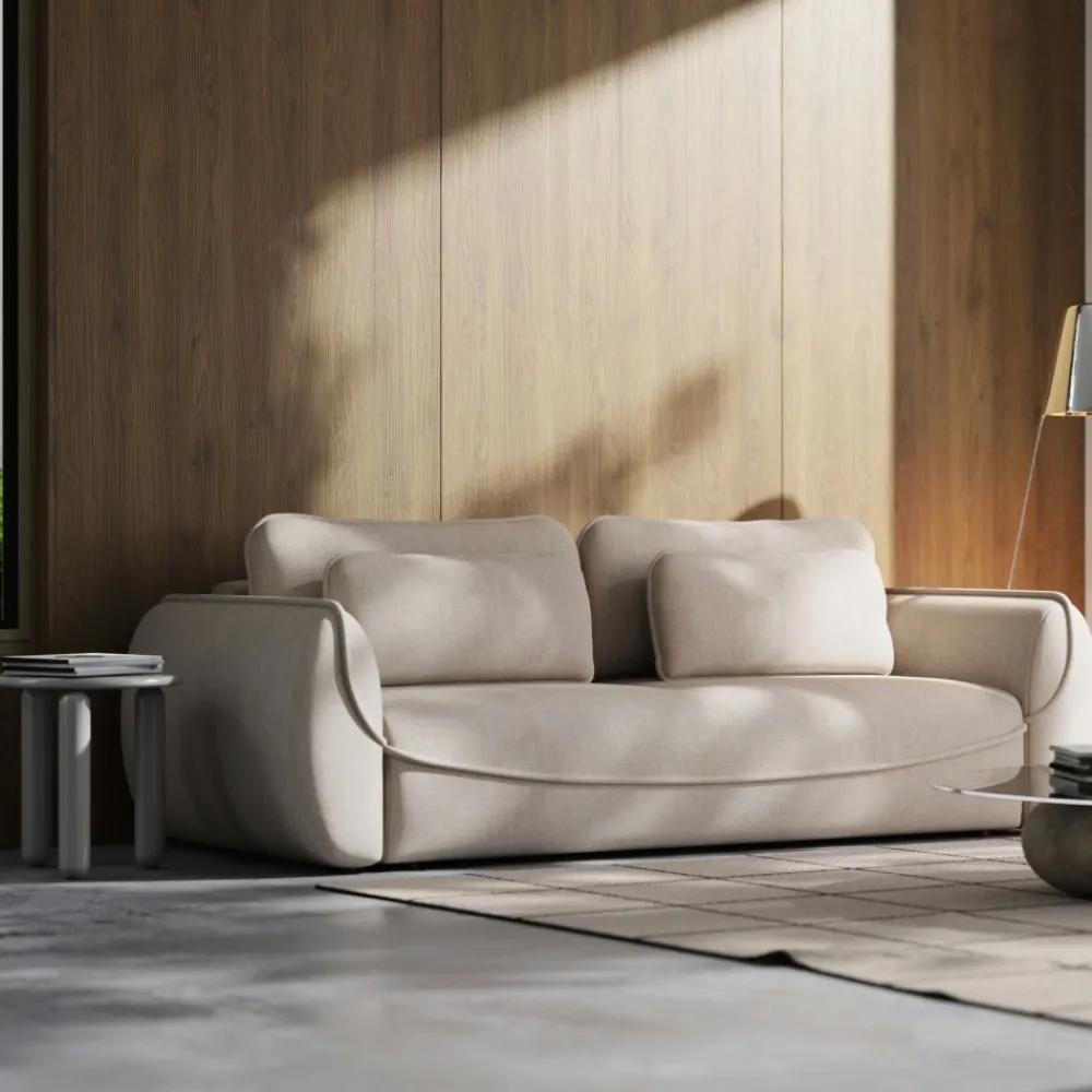 Puszman Kanapy I Sofy Do Salonu|Sofy Trzyosobowe*Sofa rozkładana z pojemnikiem na posciel Umea Rebel 25