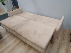 Hauss Kanapy I Sofy Do Salonu|Sofy Trzyosobowe*Sofa z funkcją spania beżowa Luna